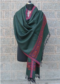 Himalayan Kullu border shawl